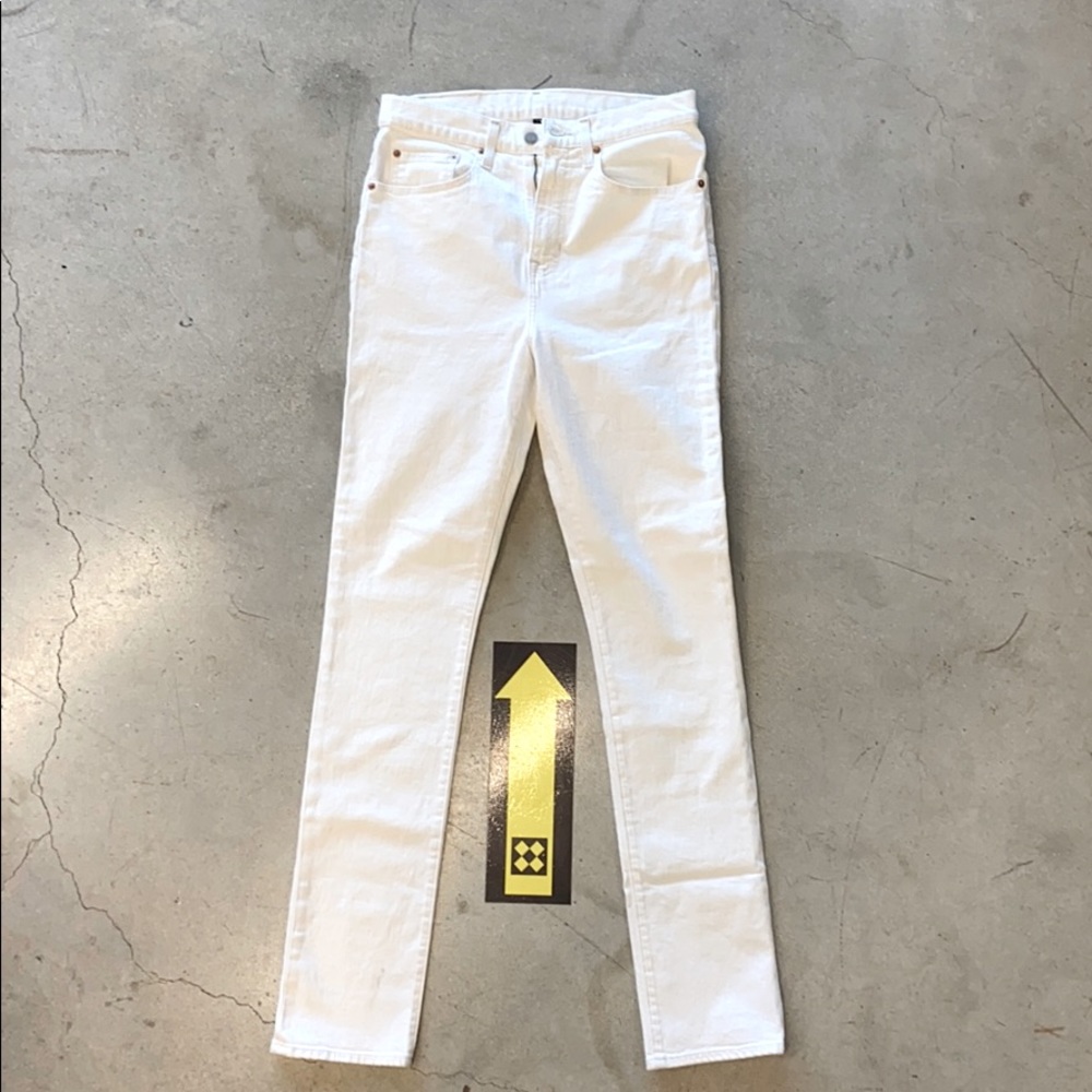 Crisp White Jeans
